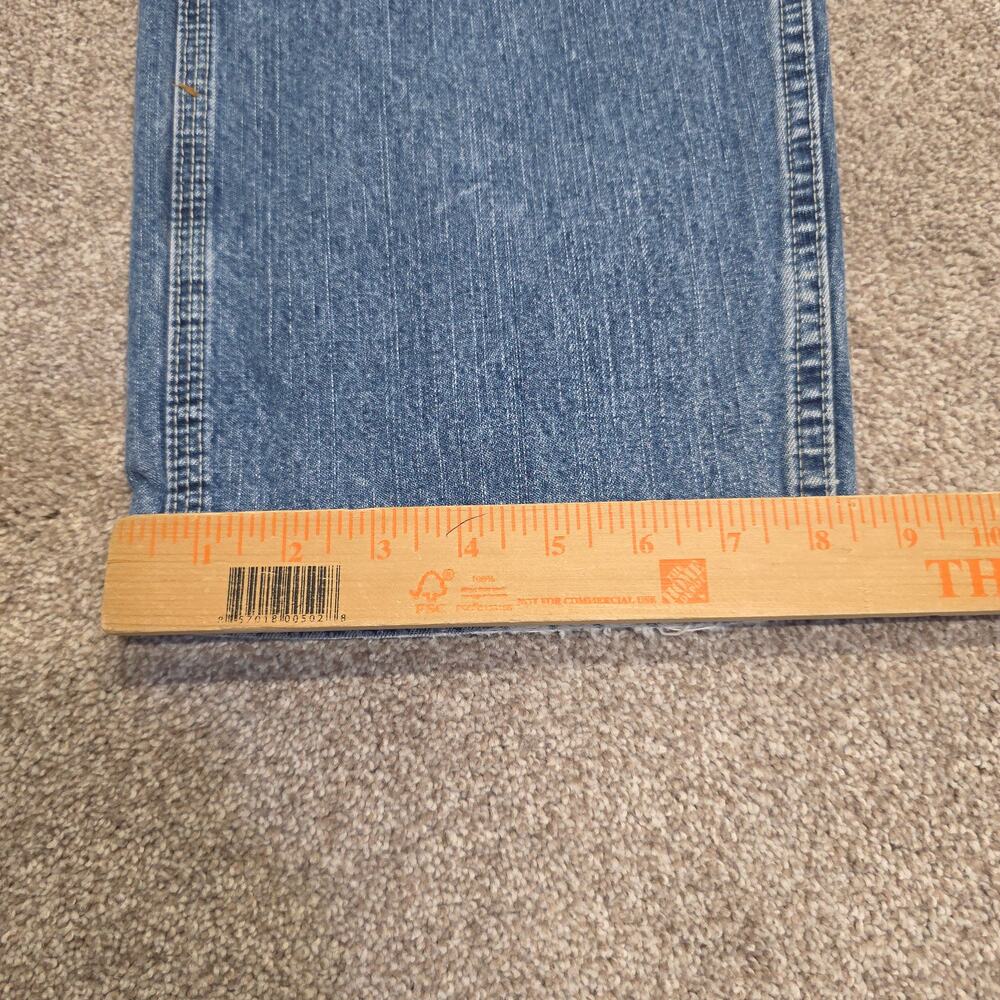 Vintage Y2K 90s Carpenter Workwear Utility Jeans Lee Dungarees sz 33x30 - Picture 3 of 14